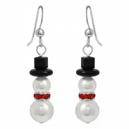 Frosty the Snowman earrings