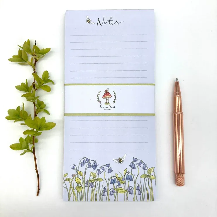 Notepad - Bluebells to do list