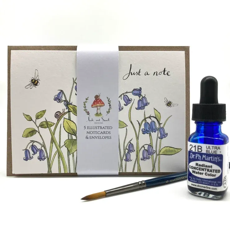 Bluebell Notecard Pack of 5