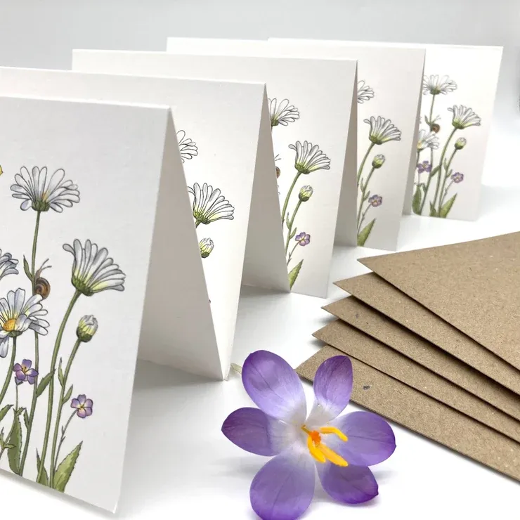 Daisy Notecard Pack of 5