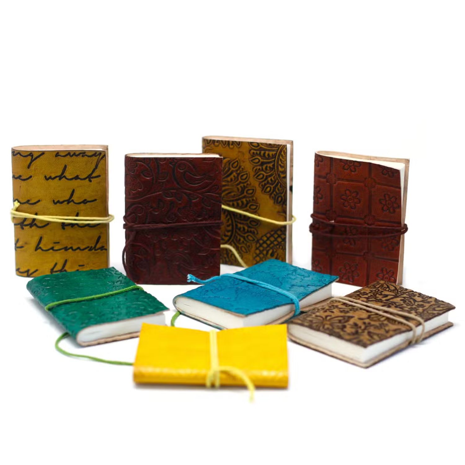 Mini Assorted Leather Notebooks