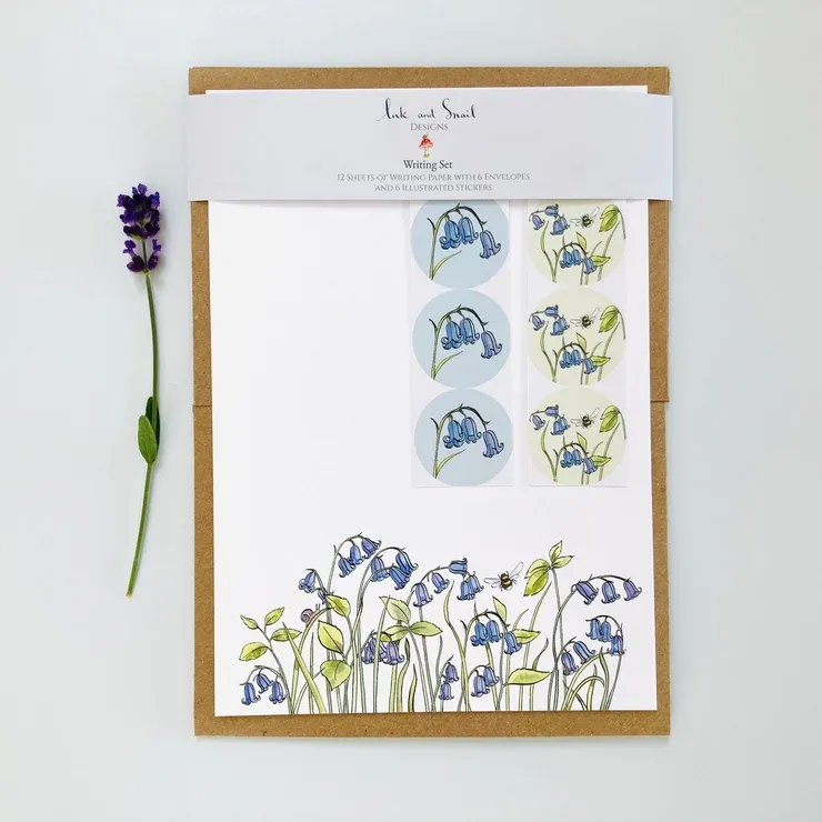 Writing Set - Bluebells