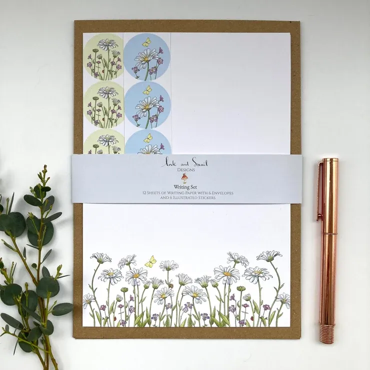Writing Set - Daisies