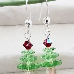 CHRISTMAS TREE EARRINGS