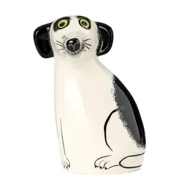 MONEY BOX DOG BLK/WHTE HANDMADE