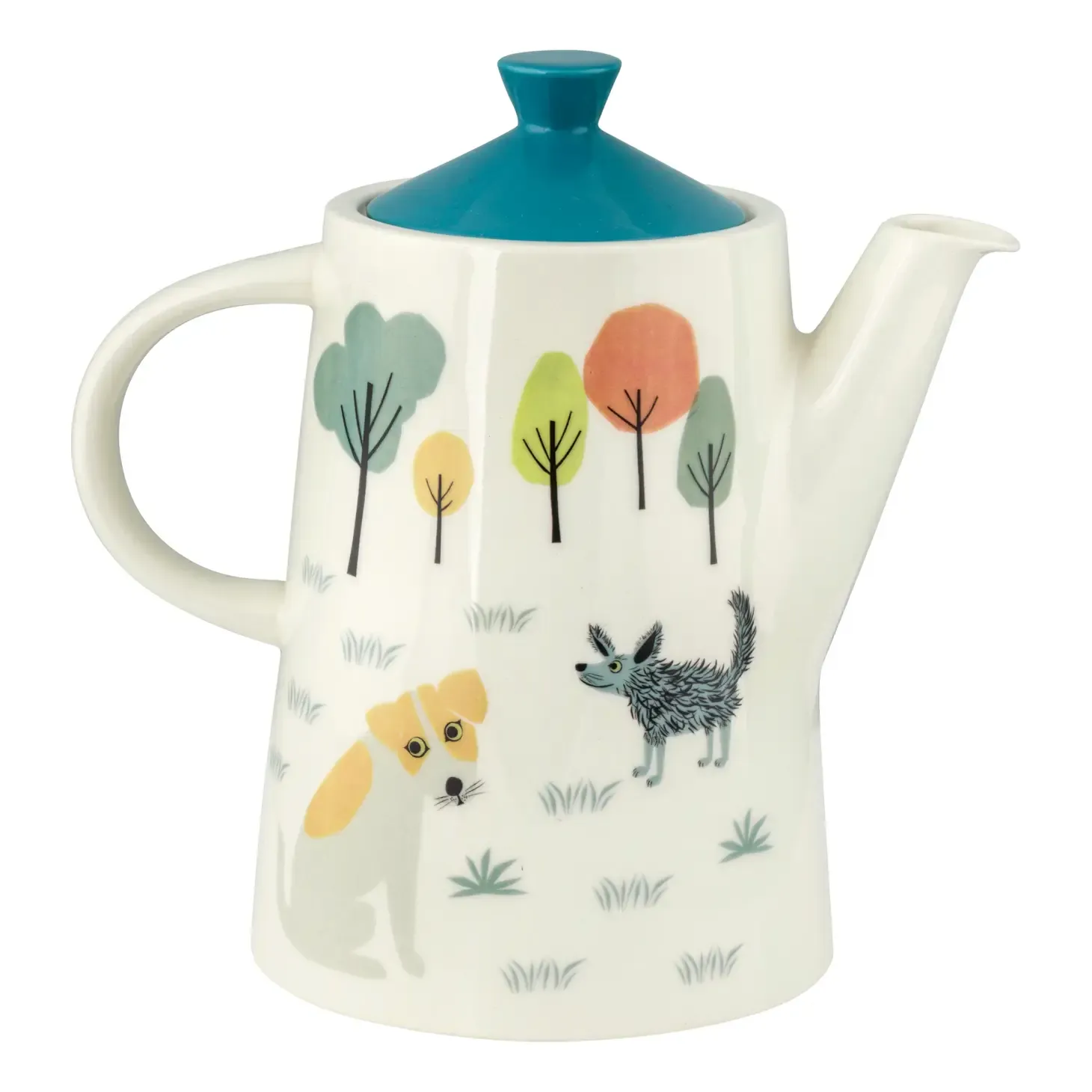 TEAPOT CERAMIC DOG HANDMADE