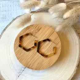 ACETATE HEXAGON HOOP