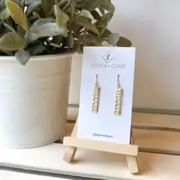 BRASS MOON PHASE EARRINGS
