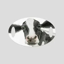 ROSA COW OVAL TRAY