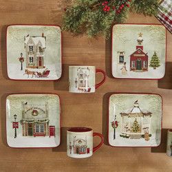 VINTAGE TOWN SQ SALAD PLATE ASS.