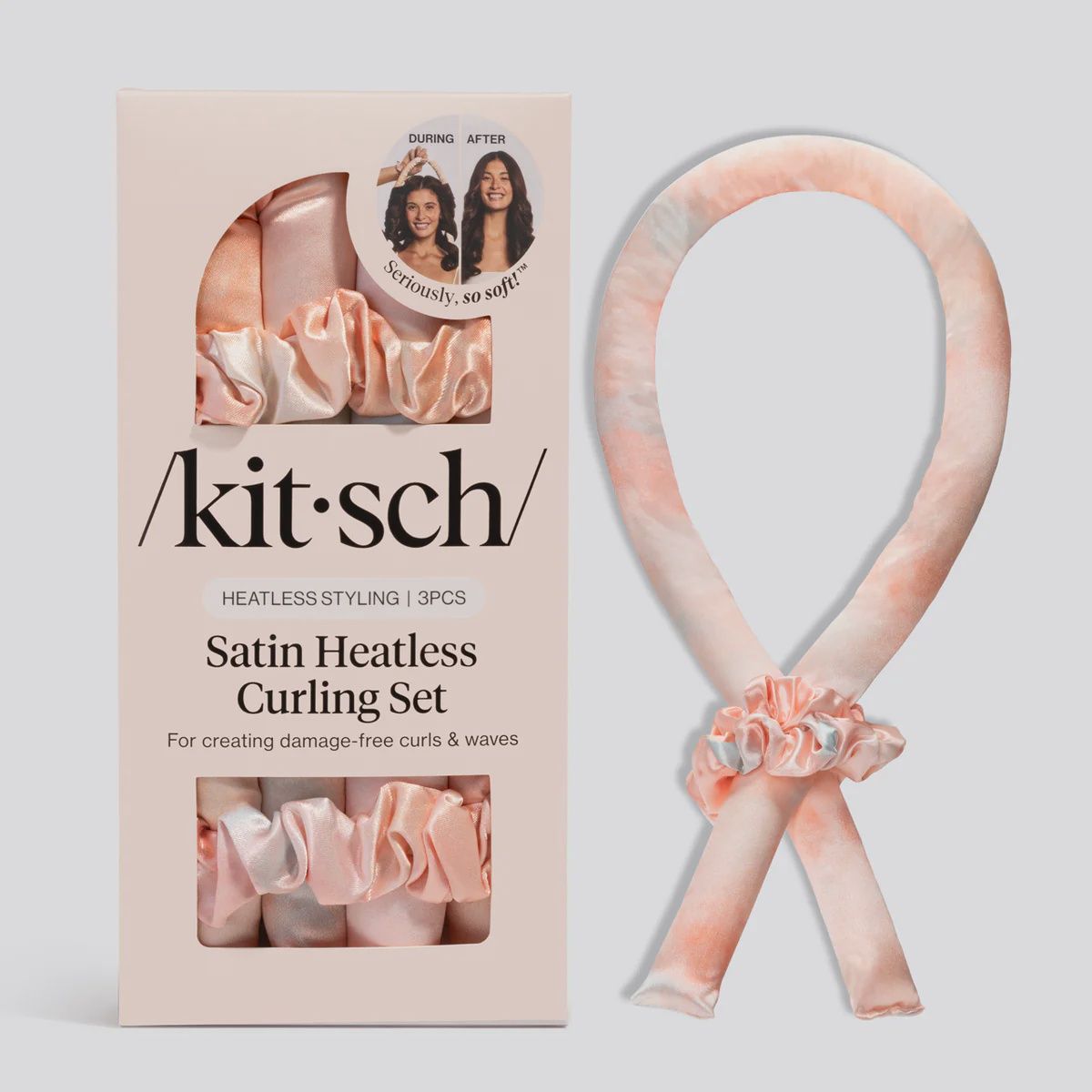 Satin Heatless Curling Set