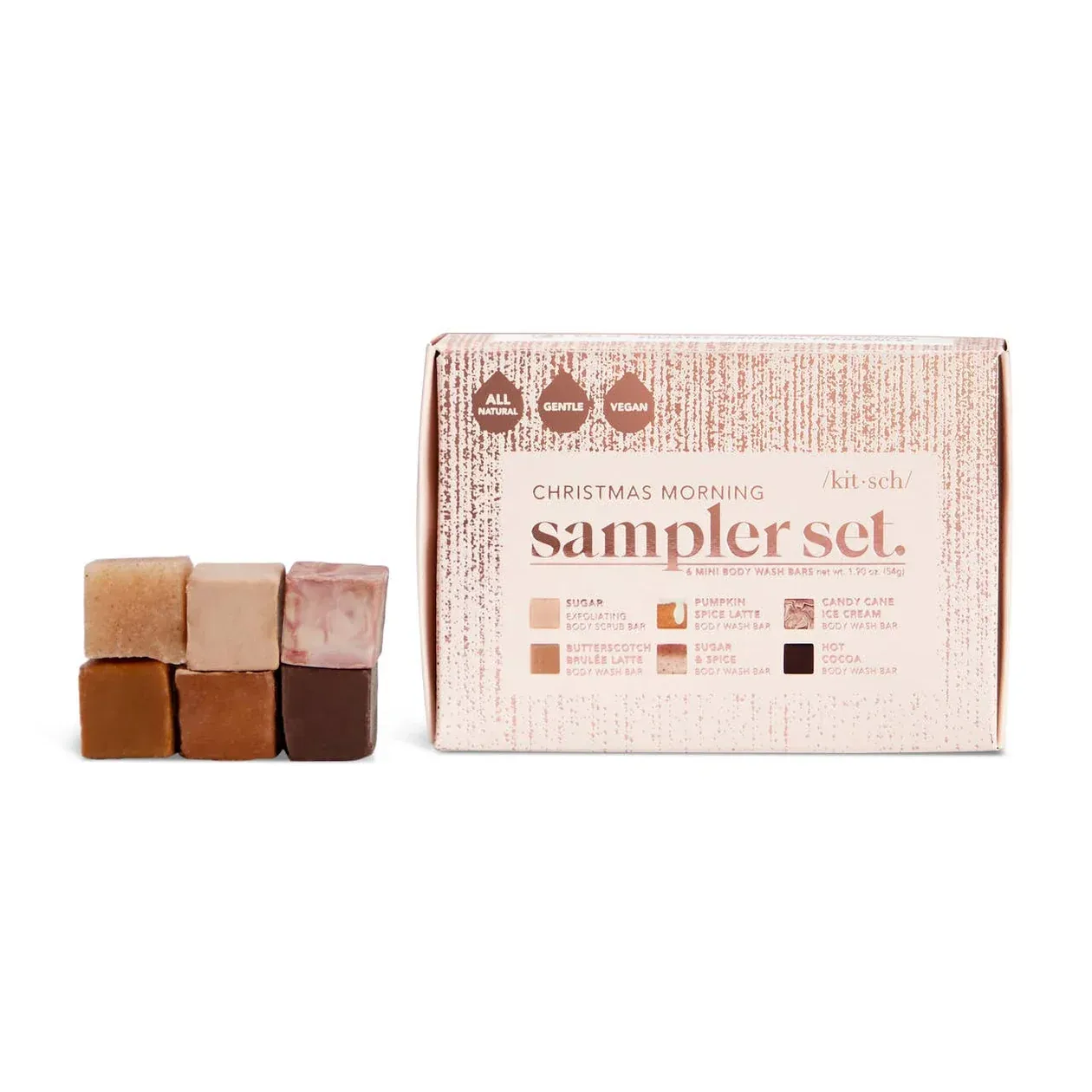 XMAS MORNING BODY WASH BAR SAMPLERS 6PC