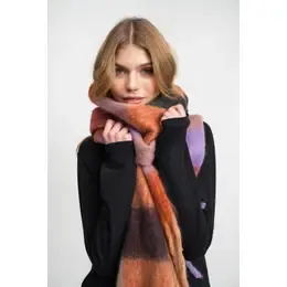 WINTERTHUR SCARF RED/BLUE