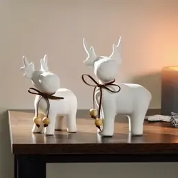 PORCELAIN DEER SET 2 MADE IN GERMANY