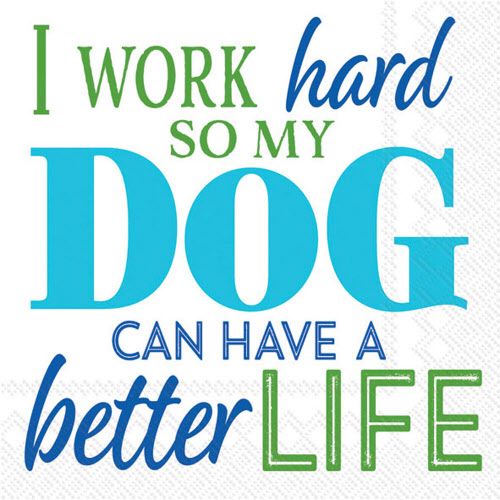 DOG BETTER LIFE NAPKIN