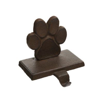 CAST IRON PAW STOCKING HOLDER 5X5