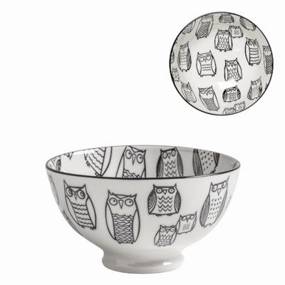 OWL BOWL 4.5" PORCELAIN