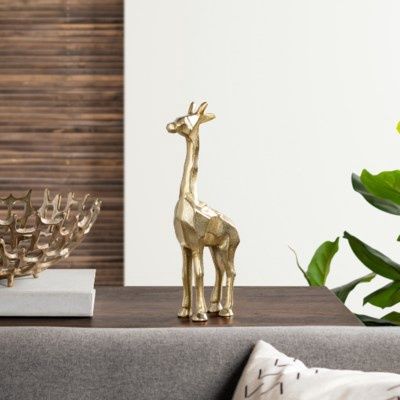 METAL GIRAFFE GOLD, STYLE/COLOUR: 11H"