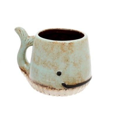 WHALE MUG, Colour: AQUA