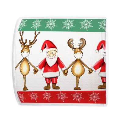 SANTA AND RUDOLPH TOILET PAPER