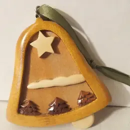 WOODEN BELL ORNAMENT