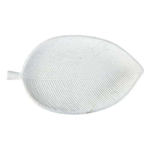 MATT WHITE LEAF DISH