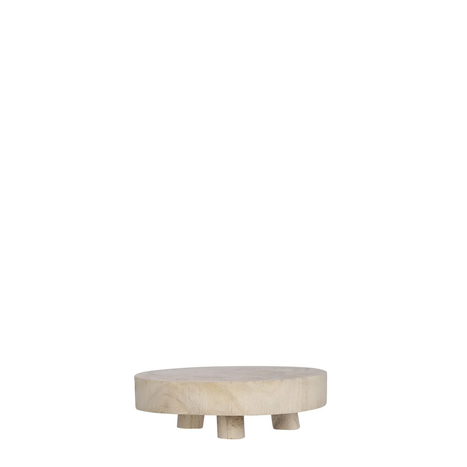 Light Brown Wood Pedestal