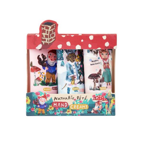 NATHALIE LETE CHRISTMAS HAND CREAM TRIO 3 X 30ML