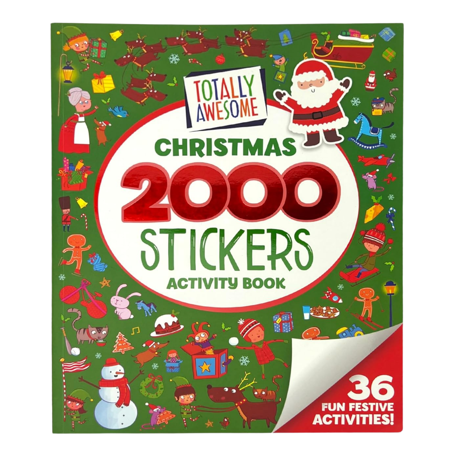 Totally Awesome 2000 Stickers Christmas Activity Book