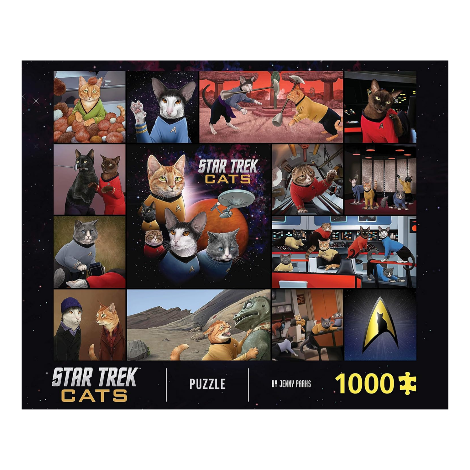 Star Trek Cats 1000pc Puzzle
