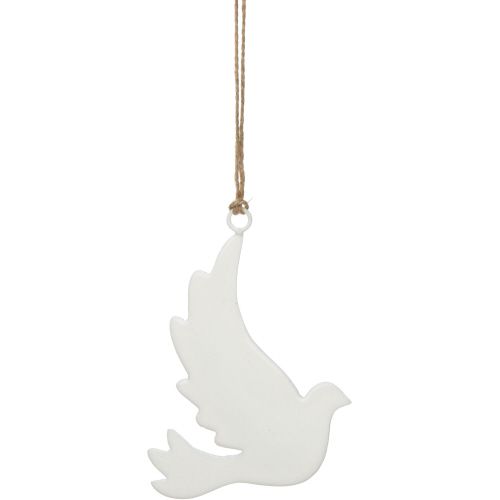 WHITE METAL DOVE