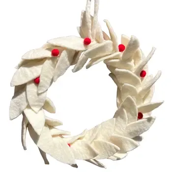 FELTED WREATH CREAM