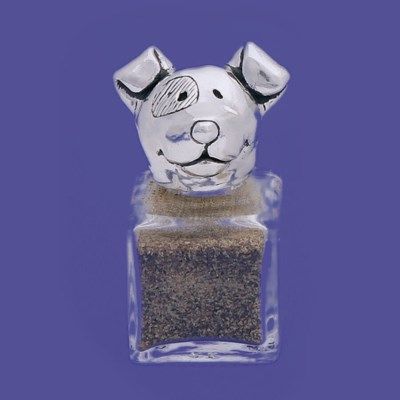 DOG PEWTER SHAKER