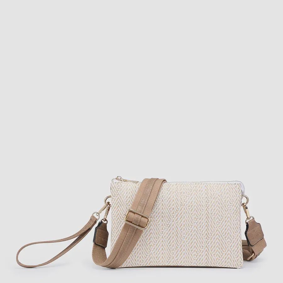 ARROWHEAD CROSSBODY, Colour: TAN/WTE