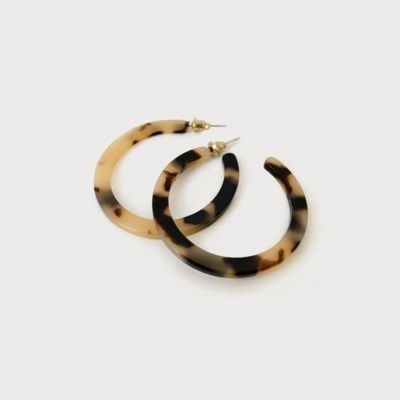 RESIN HOOP, Colour: TORTOISE