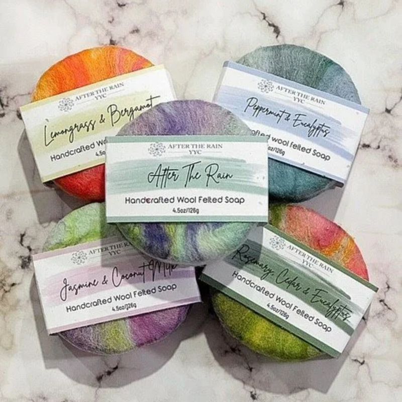 Felted Body Cleansing Bar Assorted Scents