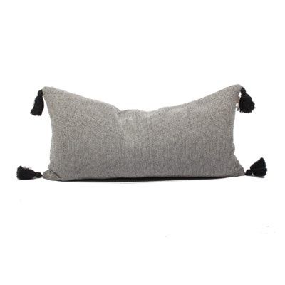HERRINGBONE BREAKFAST PILLOW, Colour: SLATE