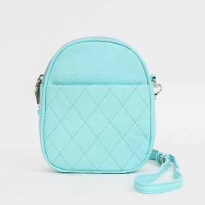 SMALL ROUNDED HANDBAG ASST. COLOURS, Colour: TURQUOISE