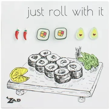 SUSHI POST EARRINGS