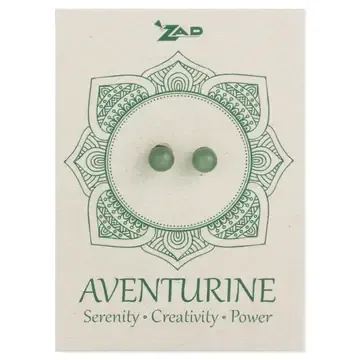ADVENTURINE POST EARRINGS