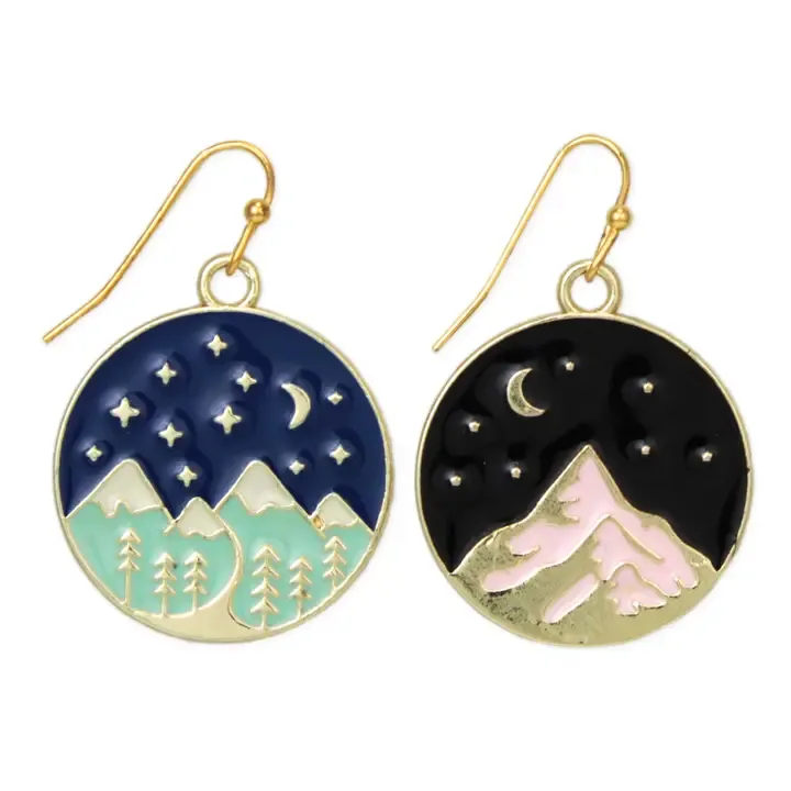 CELESTIAL SCENE TOKEN EARRINGS ASST. DESIGNS