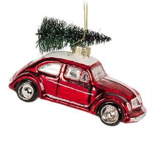 CAR WITH TREE ORNAMENT