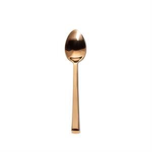 SQUARE HANDLE COPPER SPOON