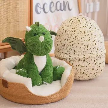 DINOSAUR EGG PLUSH TOY - ASST. SIZES, Size: SMALL