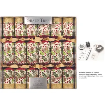 XMAS CRACKERS - PINECONES &amp; BERRIES