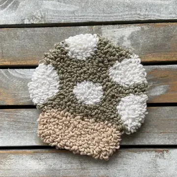 PUNCH NEEDLE COASTERS ASST