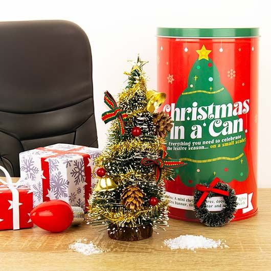 CHRISTMAS IN A CAN