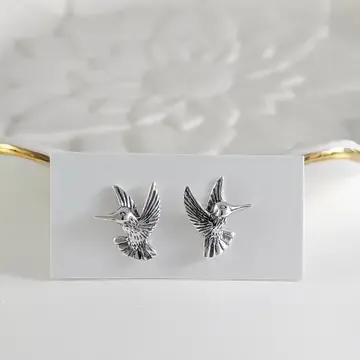 HUMMINGBIRD STUD EARRINGS