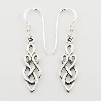 LONG CELTIC KNOT EARRINGS
