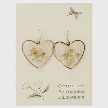 COTTAGE FLORAL HEART DRIED FLOWER